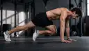 Mountain climbers i bevægelse